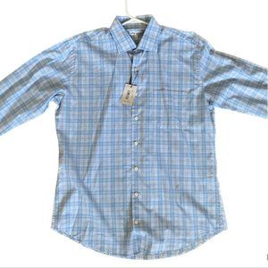 Peter Millar Size L Crown Finish Cotton Sport Shirt NWT -- $145MSRP